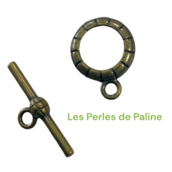 Fermoir Bronze Rond 20X17...