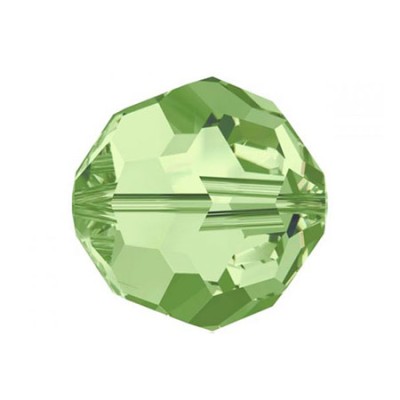 Rondes 8mm Peridot (x4)