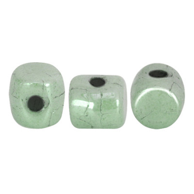 Perles Minos® Par Puca® Opaque Light Green Ceramic Look (x5gr)  