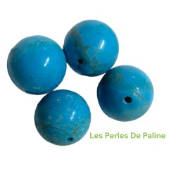 Perle en Turquoise 12mm (x1)