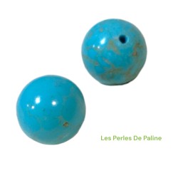 Ronde 10mm en Turquoise (x1)