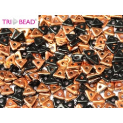 Perles Tri-Beads 4mm Jet Sunset (X 5gr) 