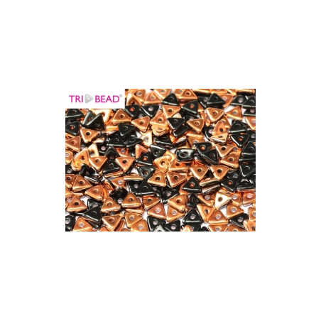 Perles Tri-Beads 4mm Jet Sunset (X 5gr) 