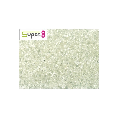 Perles Super 8® Crystal 2,2x4,7mm (x10gr env) 