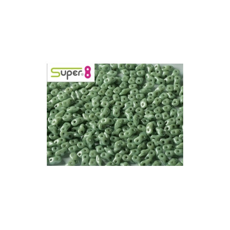 Perles Super 8® Teal Luster 2,2x4,7mm (x5gr env)