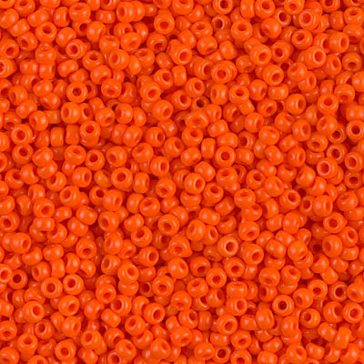 R11-0406 Rocailles 11/0 Opaque Orange (=DB722) (x 10gr)