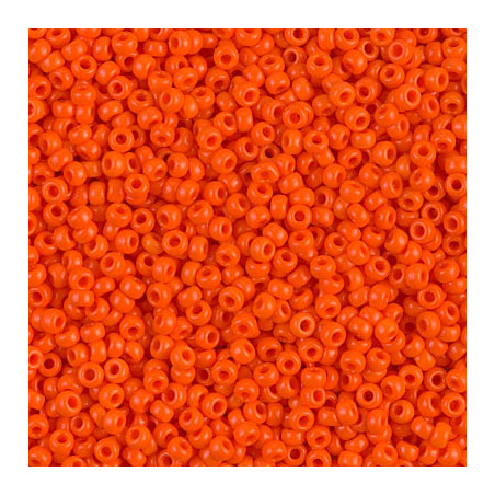 R11-0406 Rocailles 11/0 Opaque Orange (=DB722) (x 10gr)