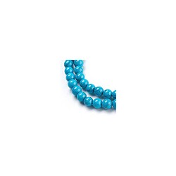 Perle 6mm Pierre Blue (x1Fil)