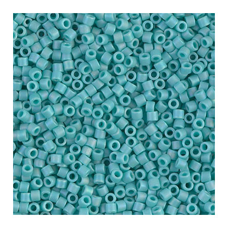 DBM-0878 Délicas 10/0  Matte Opaque Turquoise AB (=R412FR) (x 5gr)