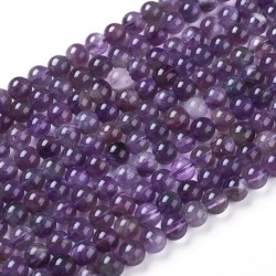 Perles Ronde 8mm Amethyste...