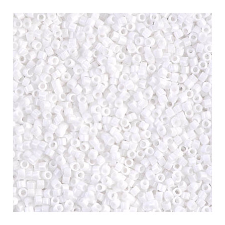 DB0200 Delicas 11/0 Opaque Chalk White (=R402) (x 8gr)