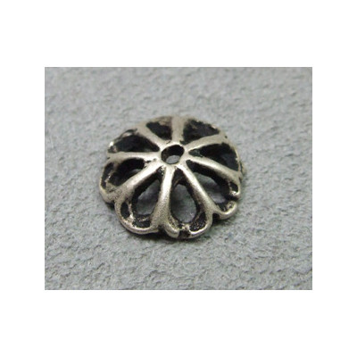 Coupelle argent volute 13 mm (x1) Coupelle argent volute 13 mm (x1)