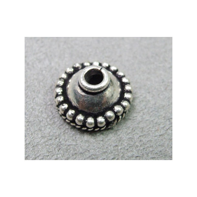 Coupelle bord perle 14X7mm (x1) Coupelle bord perle 14X7mm (x1)