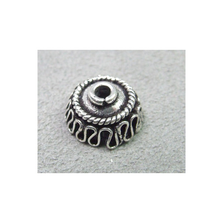 Coupelle bord torsade 14X7mm(x1)