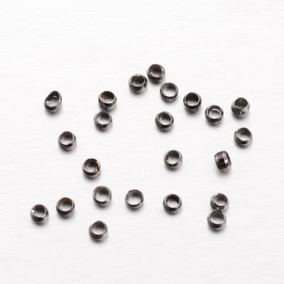 Perles à écraser 2mm Noire (x1gr) Perles à écraser 2mm Noire (x1gr)