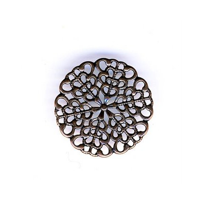 Estampe ronde cuivre 25mm (x1)