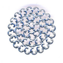 Estampe ronde argent 35