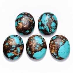 Cabochon Bronzite/Turquoise...