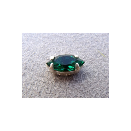 Navettes serties 10X5 Turmaline (X2)