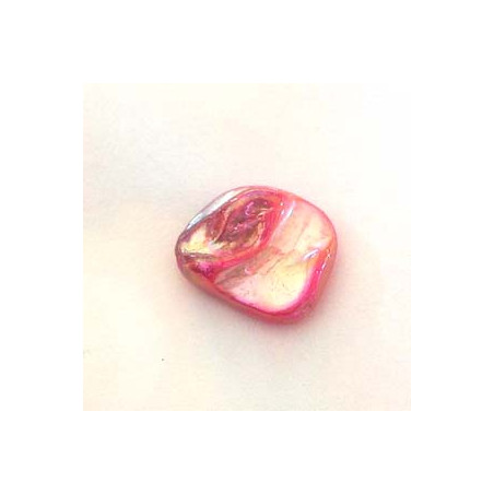 Nacre Rose ab env 18X15mm (X1)