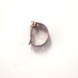 Boucle Tamis créole clip Cuivre 17 mm (X2)