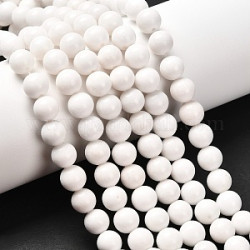 Perle 6mm Jade Blanc de Mashan (x1Fil)