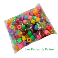 Lot Résine Multi-couleurs Ronde 8mm (x20gr)