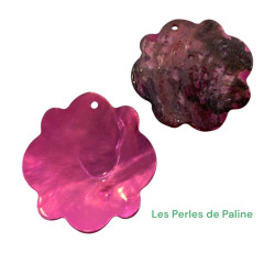 Fleur en Veritable Nacre...