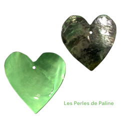 Coeur en Veritable Nacre...