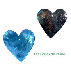 Coeur en Veritable Nacre...