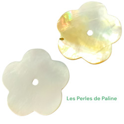 Fleur en Veritable Nacre...