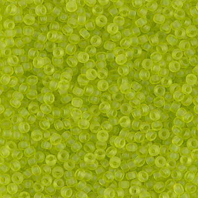 R11-0143F Rocailles 11/0 Chartreuse Transparent Mat (DB766) (x10gr) R11-0143F Rocailles 11/0 Chartreuse Transparent Mat (DB766) (x10gr)