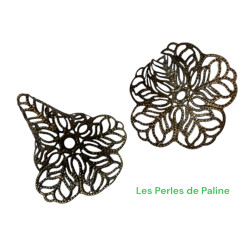 Calotte 25x20mm Bronze (x1)