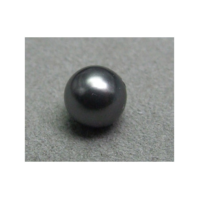 Perle ronde 8mm nacrée Swarovski Dark Grey (x5)