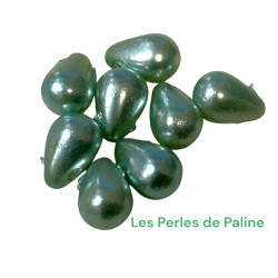 Goutte en verre 6mm Nacré...