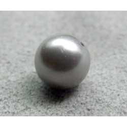 Perle ronde 8mm nacrée Swarovski Light Grey (x5)