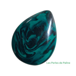 Cabochon Goutte Résine 40x30x7mm (x1)