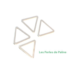 Support Triangle Argenté 10mm (x1)
