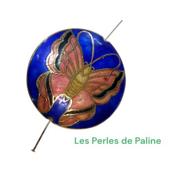 Perle Cloisonnée Cabochon...
