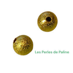 Boule Métal Doré Diamantée...