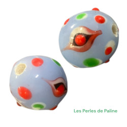 Perles à la Lampe Bleu Oeil...