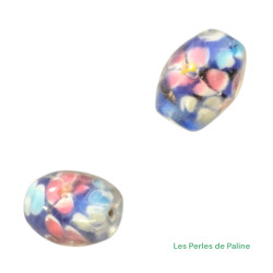 Perles à la Lampe Bleu 16mm...