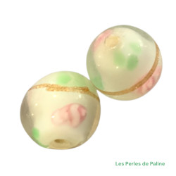 Perles à la Lampe Blanc...