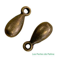 Breloque Goutte Bronze...