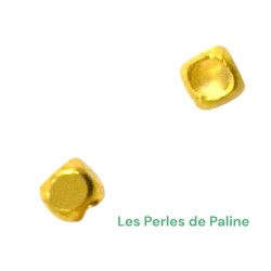 Cube Doré 2mm (x10)
