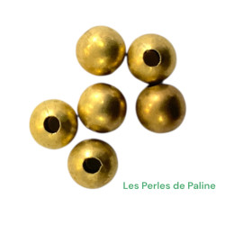 Boule Bronze Mat 4mm (x10)
