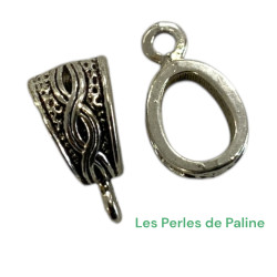 Bélière Argenté 7x15x8mm (x1)