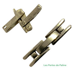 Fermoir 2 rangs Argenté...