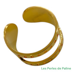 Bague Dorée 10x25x5mm...