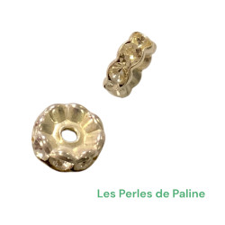 Rondelle strass 10mm...